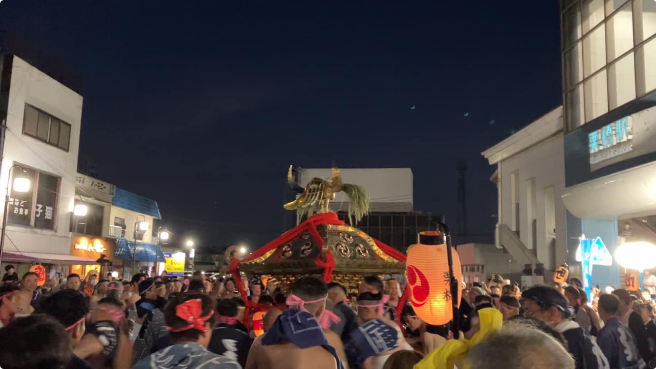 くりはし夏祭り 2日間にわたる大神輿の渡御 - 久喜市議会議員・せがわ